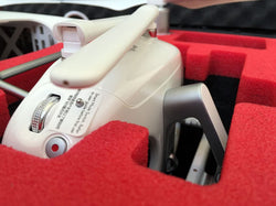Professional case - Transport case suitable for DJI Phantom 4 Professional Plus and Obsidian with space for 6 batteries + accessories - MC-CASES - Made in Germany - Outdoor case - IP67 waterproof