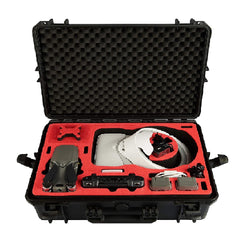MC-CASES® Case pour DJI Mavic 2 Pro et Zoom et DJI Goggles/RE également avec DJI Smart Controller ou Standard Controller - Made in Germany