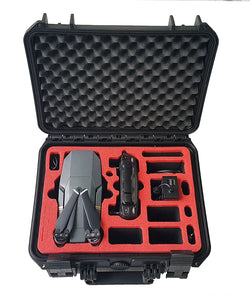 Mallette de transport professionnelle pour DJI Mavic Pro et Platinum avec espace pour 4 batteries et accessoires par MC-CASES - Made in Germany - Outdoor Case - IP67 Waterproof - 5 years warranty - Compact V2.0