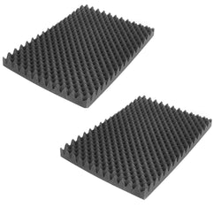 2x mousse à poils, mousse acoustique, mousse acoustique, isolation (500 mm x 350 mm x 50 mm)