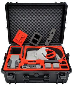 MC-CASES® Case pour DJI Mavic Air 2S et Air 2 & lunettes DJI et 6 batteries + accessoires