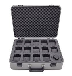 MC-CASES® Étui à montres Étui pour jusqu'à 14 montres - Étanche - Verrouillable - Extrêmement protégé