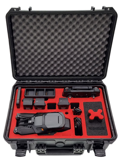 MC-CASES® Custodia per DJI Mavic 3 - Explorer Edition - con molto spazio per gli accessori - Made in Germany