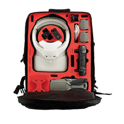 Zaino professionale per DJI Goggles anche RE e DJI Mavic 2 Pro &amp; Zoom - Made in Germany - incl. mantello antipioggia