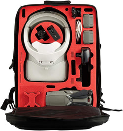 Zaino professionale per DJI Goggles anche RE e DJI Mavic 2 Pro &amp; Zoom - Made in Germany - incl. mantello antipioggia